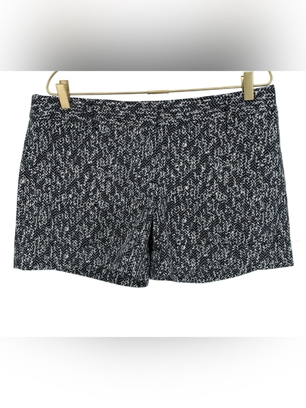 Ready for Summer! Express Black & White Tweed Short Size 10, 99% Cotton